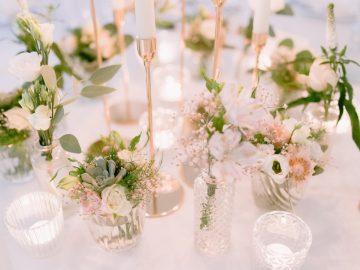 結婚式のテーブル装花に悩む人必見！みんなのアイディアを参考に素敵な演出をしよう